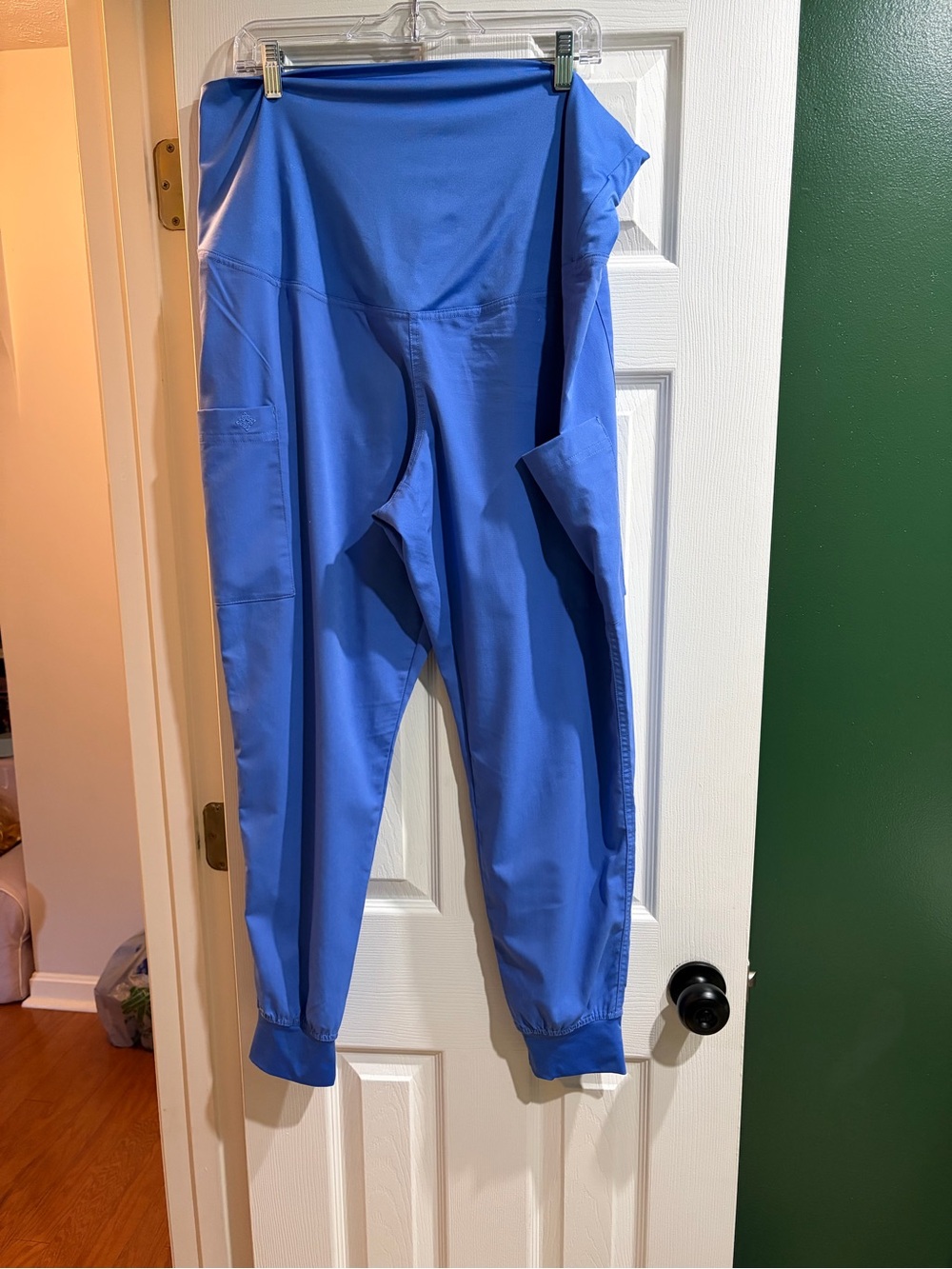 Med Couture Maternity Ceil Blue Women's Jogger Pants